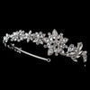 Vintage Bridal Wedding Headpiece with Side Accent HP 17966 Antique Silver