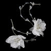 Flower Crystal Bridal Wedding Headpiece 2033 (White or Ivory)