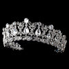 Beautiful Sparkling Vintage Rhinestone & CZ Bridal Wedding Tiara 22260