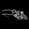 2 Row Crystal Side Accented Bridal Wedding Headband 424