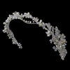 Elegant Pearl & Crystal Bridal Wedding Headband Side Accent Bridal Wedding Hair Vine HP 4630