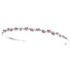 Wavy Pink Stone Bridal Wedding Tiara HP 6008