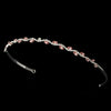 Wavy Pink Stone Bridal Wedding Tiara HP 6008