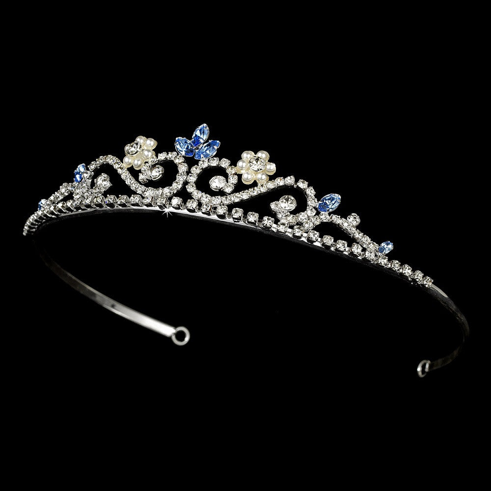 Blue Stone Bridal Wedding Tiara HP 6240