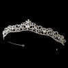 Silver Clear Rhinestone Bridal Wedding Headpiece Bridal Wedding Tiara 634