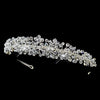 Silver Clear Swarovski Crystal & Rhinestone Bridal Wedding Headband Bridal Wedding Tiara Headpiece 6356