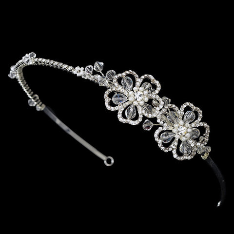 Floral Swarovski Bridal Wedding Headband HP 7800
