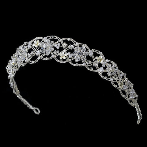 * Woven Bridal Wedding Headband HP 7804