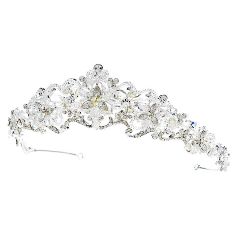 * Swarovski Crystal Bridal Wedding Tiara HP 7824