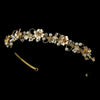 Gold Plated Bridal Wedding Headband HP 7877