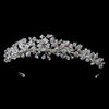 Crystal Bridal Wedding Tiara with Pink Accents HP 8003