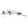 Red Accent Bridal Wedding Tiara HP 8100