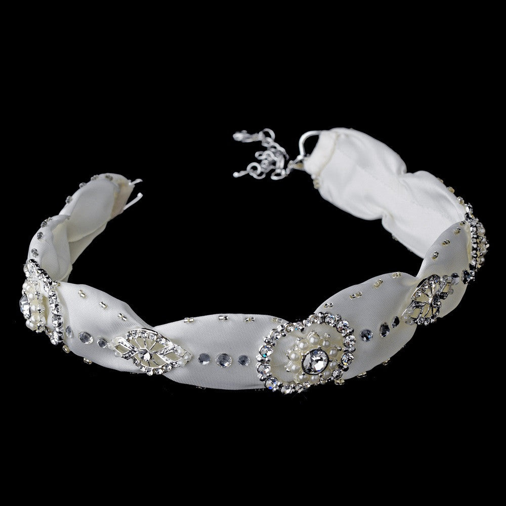 * Crystal and Rhinestone Bridal Wedding Headband HP 8122