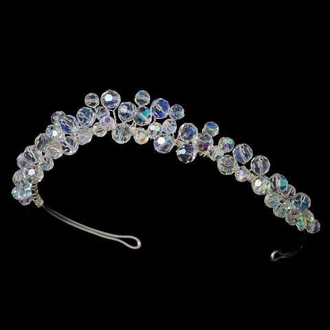 Opal Inspired Swarovski Bridal Wedding Headband HP 8143