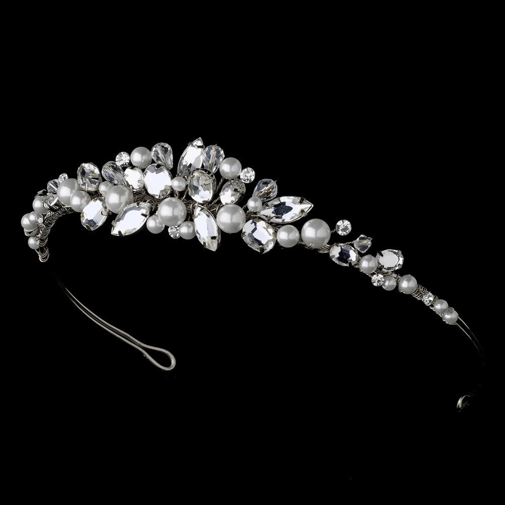 Pearl Bridal Wedding Tiara HP 8234