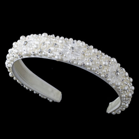 Ivory Bridal Wedding Headband HP 8268