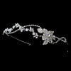 Rhodium Vintage Rhinestone Touched Bridal Wedding Headband - HP 8406 Silver