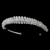 Silver Clear Double Layer Swarovski Crystal & Rhinestone Headpiece 8433