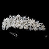Silver Clear Swarovski Crystal & Rhinestone Bridal Wedding Tiara Headpiece 8951