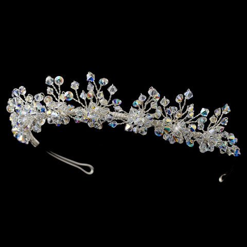 * Swarovski Crystal Bridal Wedding Tiara HP 9590