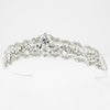 Silver Clear Rhinestone Bridal Wedding Tiara Headpiece 9601