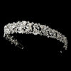 Majestic Silver Clear CZ Bridal Wedding Tiara 9821