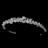 Silver Clear Swarovski Crystal & Rhinestone Bridal Wedding Headband Headpiece 9841