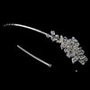 Silver Clear Bridal Wedding Headband Headpiece 9851