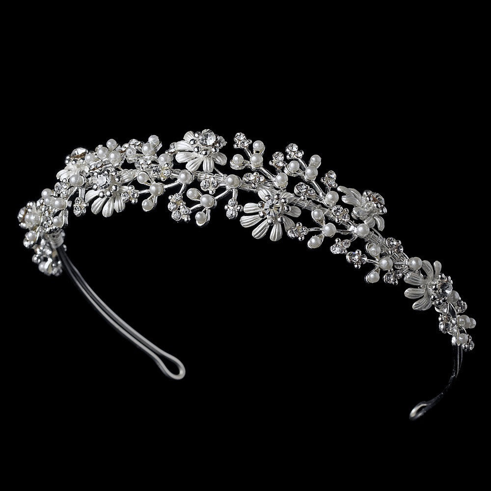Headpiece 9943 Silver Bridal Wedding Tiara