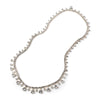 Light Gold Clear Crystal Bridal Wedding Hair Headband Jewelry Necklace 10010