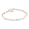Rose Gold Clear Crystal & Rhinestone Bridal Wedding Vine Headband 10008