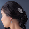 Elegant Vintage Crystal Bridal Wedding Hair Pin for Bridal Wedding Hair or Gown Bridal Wedding Brooch 14