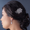 Elegant Vintage Crystal Bridal Wedding Hair Pin for Bridal Wedding Hair or Gown Bridal Wedding Brooch 16 Silver Clear