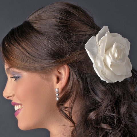 5 Elegant Bridal Wedding Ivory Flower Bridal Wedding Hair Clip 428