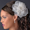 * Precious Dahlia Flower Bridal Wedding Hair Accessory with Genuine Swarovski Crystals 1134