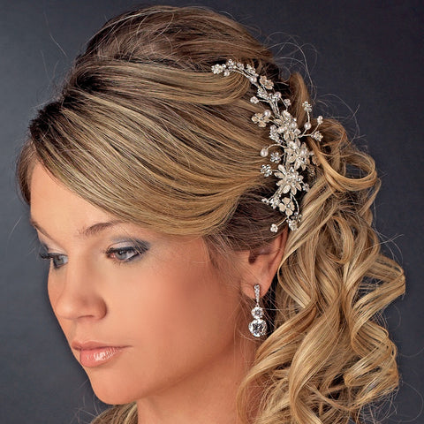 Sparkling Crystal Bridal Wedding Hair Comb 7096