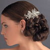 Swarovski Crystal Bridal Wedding Side Bridal Wedding Hair Comb 7811 Silver