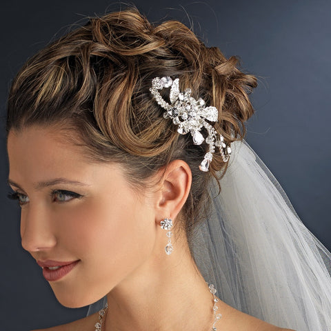 Swarovski Crystal Bridal Wedding Hair Comb 8116