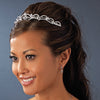 Anitque Silver Clear Bridal Wedding Tiara HP 179