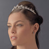 * Light Blue Winter Snowflake Bridal Wedding Tiara HP 5439