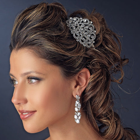 Silver Clear Headpiece 6548