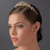 Gold & Champagne Bridal Wedding Tiara HP 7457