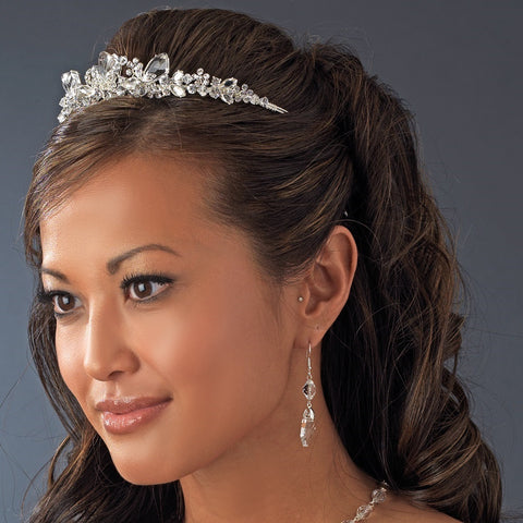 Gold Plated Swarovski Bridal Wedding Tiara HP 8237