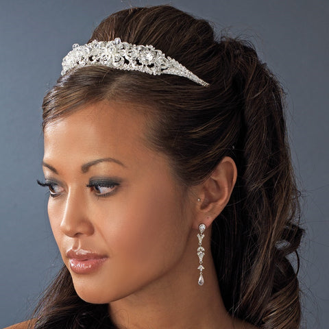 Swarovski Silver Bridal Wedding Headband HP 8273