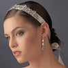 Vintage Rhinestone Bridal Wedding Ribbon Bridal Wedding Headband HP 8287