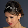 Antique Silver Rhinestone Bridal Wedding Vine Bridal Wedding Headband Headpiece 923