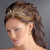 * Charming Silver or Gold Clear Crystal Bridal Wedding Tiara Headpiece 9836
