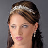 Fabulous Silver Clear Crystal Bridal Wedding Tiara Headpiece 9840