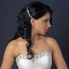 Rhodium Silver Vintage Bridal Wedding Hair Comb 9959