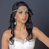 Silver Metal Bridal Wedding Hair Bridal Wedding Elastic Headband 288